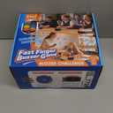 Wireless Buzzers System for Game Show, Family Feud Buzzer with Light, Show Who Buzzed First, 4 Modes, 165ft Distance, Rechargeable Answer Buzzers for Trivia Games, Classroom, Jeopardy, Quizzes Party (8-pack Buzzers With Host)