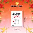 Funny Valentine's Day Cards Set, 24 Pack, 24 Design with Slang Phrases, 3.5x5 inch, Kids Classroom Exchange