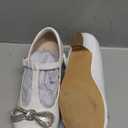 DREAM PAIRS Girls Dress Shoes Mary Jane Heel T-Strap Party Flower Wedding Princess Pumps for Little Big Kid,Size 1 Little Kid,White,KKUMPU2505, Size 1