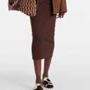 Clogs for Women Suede Slip On Mule Boat Loafers Round Closed Toe Flats Casual Comfortable Slides Shoes (8, Cow Print)