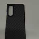 Slim 1500D Aramid Fiber Case Compatible with Samsung Galaxy Z Fold 7, Thin Carbon Fiber Cover Compatible with Magsafe (Matte Black)