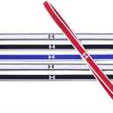 10 x Under Armour Women's Mini Athletic Headbands, 6-Pack (Red (600)/White)