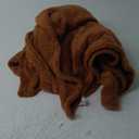 Plush Fleece Throw Blanket for Couch and Bed, Fluffy Fuzzy Cozy Soft Blankets All Season Use (50x60 Inches,Burnt Orange)