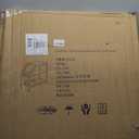 Wolawu End Table 3 Tiers 2pcs Wood Nightstand with Storage Ladder Shelf,Industrial Sofa Side Table for Small Space, Modern Trapezoid Plant Stand in Living Room Bedroom,Gold Metal Frame (Brown)