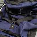 CONTAIL 32”110L Expandable 140L Rolling Duffle Bag with 2 Inline Wheels,Convertible Weekend Travel Bag with Bungee-Cord System,Navy