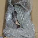 Scalloped Galvanized Metal and Wood Stand-Vintage Farmhouse Chic