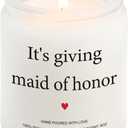Maid of Honor Candle, Bridesmaid Proposal Gifts, Bridesmaid Gifts for Wedding Day, Engagement, Bachelorette Party, Maid of Honor Proposal Gift from Bride, Valentines Presents for Brides Maid