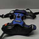 rabbitgoo Dog Harness for Large, No Pull Pet Harness with 3 Buckles, Adjustable Soft Padded Vest with Control Handle, Walking Reflective Pet Vest for Large Dogs, Blue, Large 