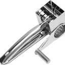 Rotary Cheese Grater Stainless Steel Handheld Rotating Grater Multipurpose Cheese Cutter with 1 Drum for Grating Cheese Vegetables