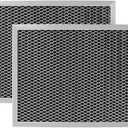 97007696 Replacement Filter For B-Roan - 10.5 X 8.75 Range Hood Filter Compatible with Stove Vent Fan With Aluminum Mesh Charcoal Combo By Funmit- Replaces 6105c 97007697-2 Pack