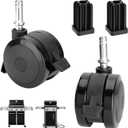 70360 Locking Caster w/Insert for Weber Genesis 300 Grill Parts Genesis S-310 S-320 E-310 E-320 S-330 Wheels for Weber Spirit 310 Spirit E-210 E-310 Summit E-420 Parts Replacement Wheels (2007-2011)
