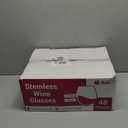 Reli. Disposable Wine Glasses (48 Pack, 12oz) Plastic Stemless Wine Glasses Disposable | Clear Plastic Wine Glasses for Parties, Cocktails, Whiskey, Wedding | Shatterproof Plastic Wine Cups Stemless