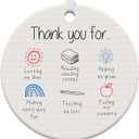 2 x Teacher Christmas Ornament, Teacher Gifts for Christmas, Thank You Gifts for Women, Ceramic Ornament