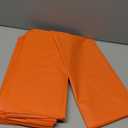 Exquisite 10-Pack Premium Plastic Tablecloth Rectangle Table Cover - Orange 54x108