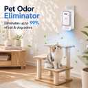 Cat Litter Deodorizer Plug in, Air Purifier for Litter Box, Negative Ion