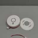 Kidde Wireless Smoke Detector, 10-Year Battery, Voice Alerts, Photoelectric Sensor Wire-Free Smoke Alarm, White