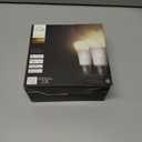 Philips Hue Smart LED A19 Bulb, Warm White Light 2700K, E26 Base, 10.5W, 1100 Lumens, Dimmable, Works with Alexa, Google Assistant, and Apple Home, 2 Pack