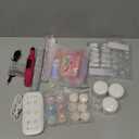 Acrylic Nail Kit with Drill Nail Kit Acrylic Set for Beginner Nude Pink White 12Pcs Glitter Powder Nail Art Rhinestones 200Pcs Tips for Women Manicure DIY