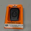 RAVEMEN FR500 Bike Front Light for Night Daytime Riding, Compatible with Garmin/Wahoo Computers, 6 Modes, Auto On/Off, Side Visible, USBC Rechargeable & Output Bicycle Headlight for Road Urban Biking