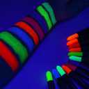 12 Pcs Glow in The Dark Body Face Paint Neon Glow in The Black Light UV Fluorescent Crayons Paint Glow Crayons Neon Fluorescent Face Painting Makeup Kit for Birthday Party Halloween Glow Party Makeup