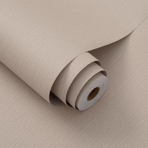 Haimin Fabric Wallpaper Textured Contact Paper (24in X 393in) Peel and Stick Faux Linen Wall Paper Self-Adhesive Vinyl Wallpaper Herringbone Look (Yellow and Brown)
