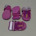 QUMY Dog Shoes for Large Dogs, Medium Dog Boots & Paw Protectors for Winter Snowy Day, Summer Hot Pavement, Water-Resistant in Rainy Weather, Outdoor Walking, Indoor Hardfloors Skid-Resistant Sole (Size 3: 2.0''x2.5''(W*L) (Pack of 4))