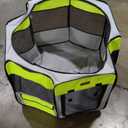 Dog Playpen, Portable Pet Play Pen for Cat, Puppies, Rabbits, Chickens, Foldable Large-Capacity Pet Tent for Indoor/Outdoor Travel Camping Green (Medium)