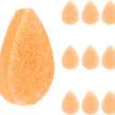 IMPRESA Face Scrubber Exfoliator Sponges - Regular Puff - Natural Medical-Grade Foam - 10 Pack Reusable Exfoliating Pads - Deep Cleanse & Dead Skin Removal - Normal to Oily Skin