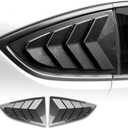 KUNGKIC for Toyota GR86 Subaru BRZ 2021 2022 2023 2024 2025 Rear Side Window Scoop Louvers Air Vent Scoop Louvers Covers ABS Sun Rain Shade Vent 1PCS Exterior Decoration Glossy Carbon Fibre Pattern