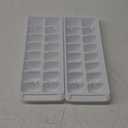 Ice Tray Easy Release White Ice Cube Trays, 16 Cube (Pack of 2) (2867-WHT-2)