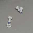 Certified 3/4" Female Thread to 1/4" OD Push to Connect Plastic Fittings Hose Quick Connect Adapter, White