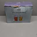 Glass Pitcher with Lid  Set of 2 Glass Water Pitcher 55Oz  Cold Carafe for Ice Tea, Water, Lemonade, Coffee  Elegant and Modern  Practical Spout Pitchers for Drinks