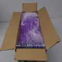 Zober Velvet Hangers 50 Pack - Heavy Duty Hangers for Coats, Pants & Dress Clothes - Non Slip Clothes Hanger Set - Space Saving Felt Hanger for Clothing (Purple)