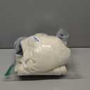 Women's 2 Piece Outfit Lounge Set Trendy Cardigan Sweater Pants Sets V Neck Button Pocket Knit Matching Loungewear (Contrast White, M)