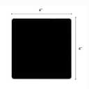 Solid Cool Navy Blue 4 x 4 Absorbent Ceramic Square Coasters Pack of 4