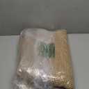 KOZYFLY Washable Area Rug 4x6 ft Non Slip Rubber Backed Living Room Rugs Braided Woven Cotton Kitchen Rugs Indoor Entryway Rug Floor Carpet for Dining Living Room Bedroom, Tan/Orange/Brown