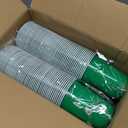 Zopeal 200 Pcs Plastic Cup Bulk 18 oz Disposable Tumblers Wedding Hard Plastic Party Wine Cups Fancy Beverage Drinking Soda Cocktail Glasses for Wedding Birthday Christmas(Green)