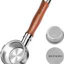 Bottomless Portafilter 58mm Fit Breville, 2 Ears Slim Naked Portafilter Fits Breville Espresso Machines BES900XL, BES920XL, BES980XL, BES990BSS with 18g Double Shot Filter Basket, Puck Screen-Rosewood