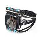 CHARMINGO Leather Bands Compatible with Wrap Apple Watch Band Bracelet for Women Men 42mm/44mm/45mm Multilayer Boho Jewelry Apple Watch Strap for iwatch Band Series SE 7 6 5 4 3 2 1