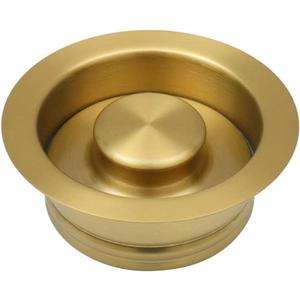 STARSTAR Kitchen Sink Flange Stopper Garbage Disposal Flange for Fit 3-1/2 Inch Standard Sink Drain Hole (Gold)