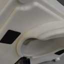 Drive Medical RTL12027RA 2-in-1 Raised Toilet Seat with Removable Padded Arms, Standard Seat