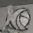 TOPINCN 5Pcs Moon Phase Mirror Set, Acrylic Wall Decorative Mirror Wooden Frame Moon Phase Mirror Home Decor Wall Hanging Mirror for Home Living Room Bedroom Decor (Black)