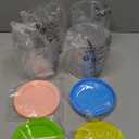 For Ninja Creami Deluxe Pints- 4 Pack, NC500 NC501 Ice Cream Pint fit for Ninja Delux Ice Cream Maker, For Ninja Creami Deluxe Containers Hold 24 Ounces of Food, Dishwasher Safe