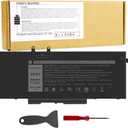 4GVMP Laptop Battery for Dell Latitude 5400 5410 5500 5510 Precision 3540 3550 7590/7591/7791 2-in-1 Series,P/N X77XY 1V1XF R8D7N RF7WM 9JRYT C5GV2 P84F P80F001 P84F001 P42E P42E001 P98G001