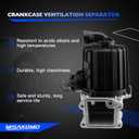 21373547 Crankcase Ventilation Oil Separator with Gasket - Volvo Oil Separator Compatible with 2015-2022 Volvo D13 MP8 Engine - Replace# 22877306 20532891 21373547