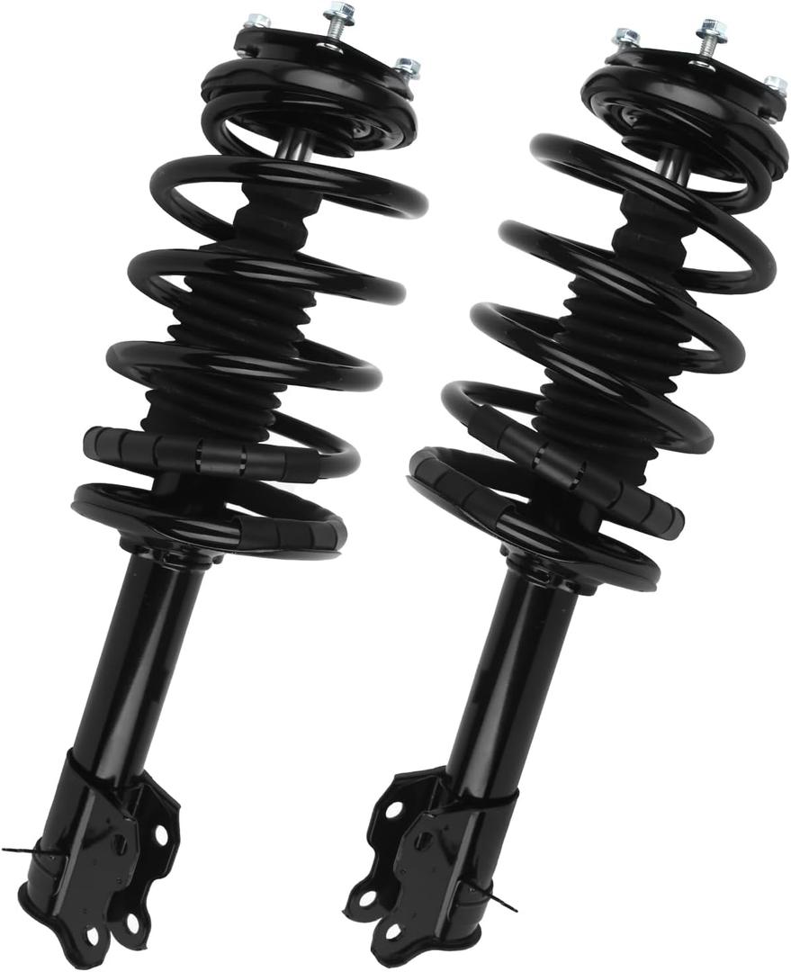KUSATEC Front Pair Complete Struts Shock Absorber fit for 2002-2006 Nissan Sentra, 172106 172105 Struts with Coil Spring Assemblies