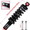 JFOYH Coil+Oil Shock Absorber Adjustable Damping Hydraulic Rear Shocks For MTB/E-Bike/Scoters, 125MM/150MM/165MM/190MM 550LBS/1000LBS/1500LBS