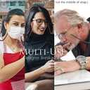 3Pcs Soft Cotton Cute Ladies & Gents Cute Teacher Lanyards for Key or ID Badges; Purple Lanyards for Bulk IDs