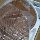 PHORUS 52" Waterproof Outdoor Palm Leaf Ceiling Fans Without Lights and Remote,Wet Rated Tropical Ceiling Fans for Patios Porch Gazebo Pergola