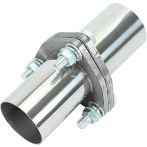 Exhaust Triangle Flange Repair Pipe Quick Fix Universal 2.5" OD 7.5" OAL 3 Blots Flange Replacement Kit